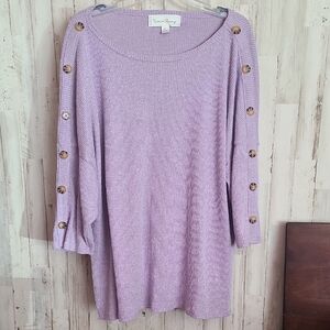 French Laundry Lavender Knit Top